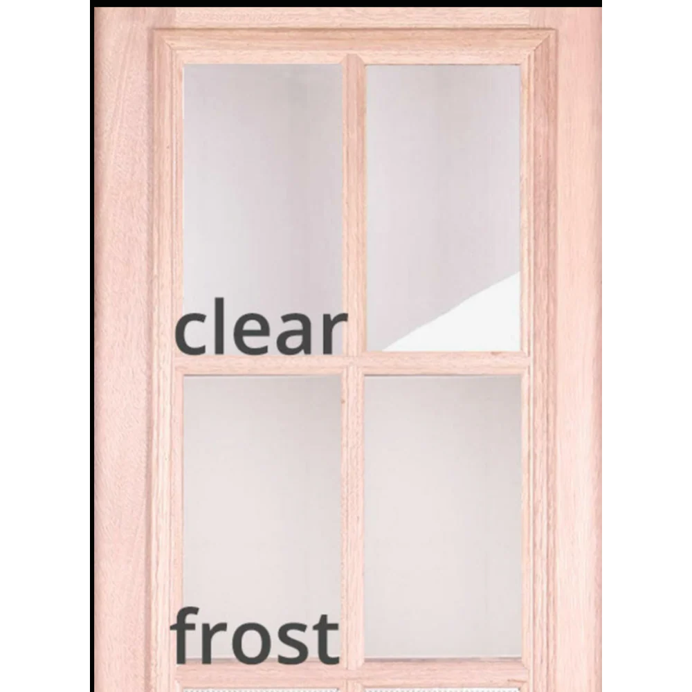 3/0x6/8 Exterior Mahogany Door One Line Glass
