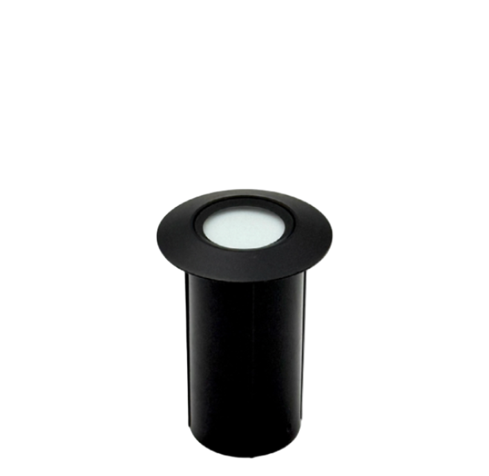Mortirolo Black Brass In Ground Well Light