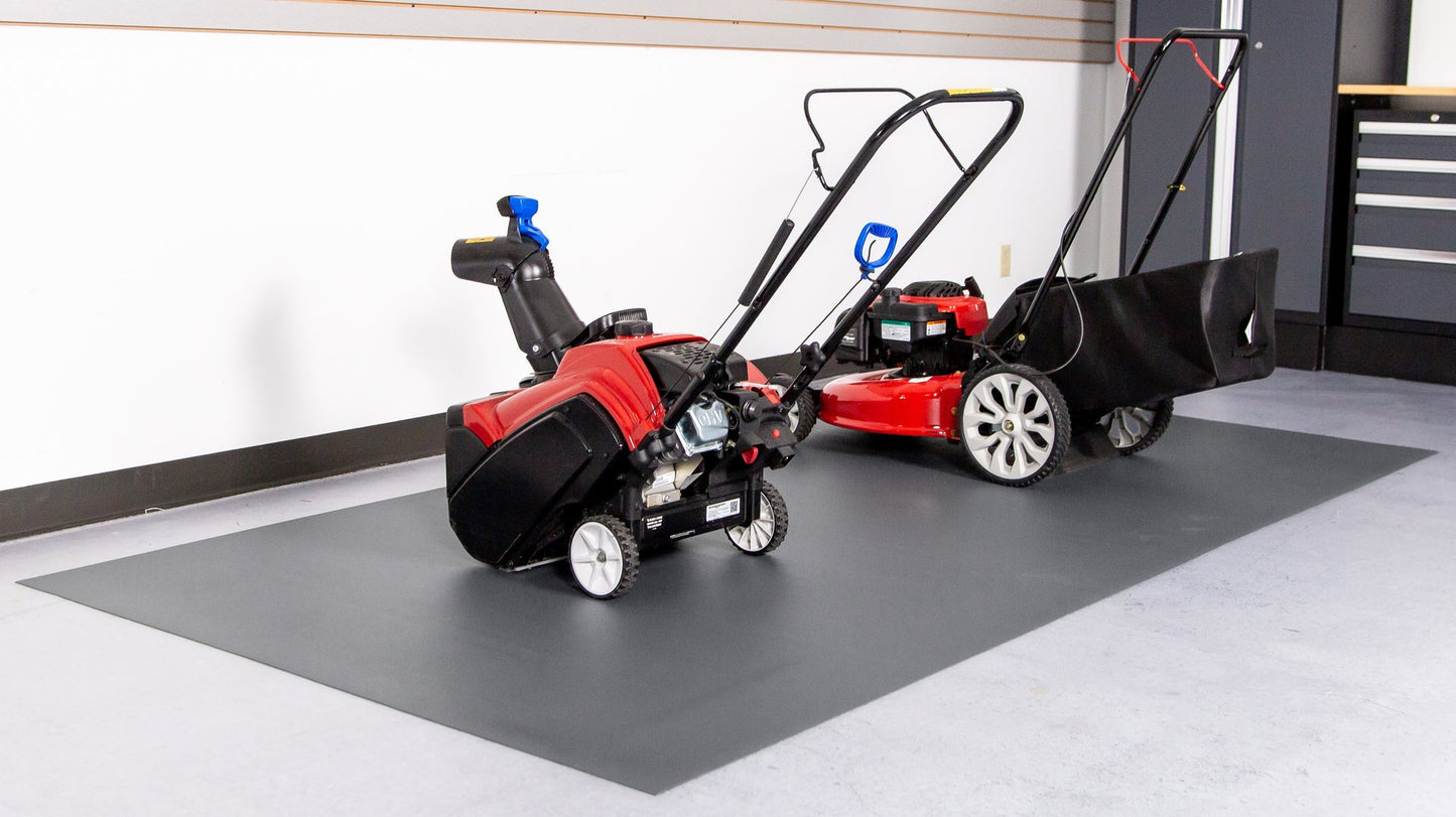 Epoxy Garage Floor Protector | Dark Ceramic Texture | 5' x 10' | G-Floor<sup>®</sup> Roll-Out Vinyl Flooring