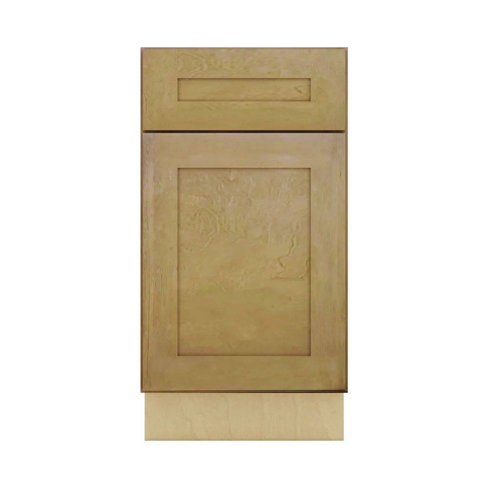 Modernform Cabinet Natural Shaker 18" W X 34 1/2" H X 21" D Base 1 Door/1 Drawer