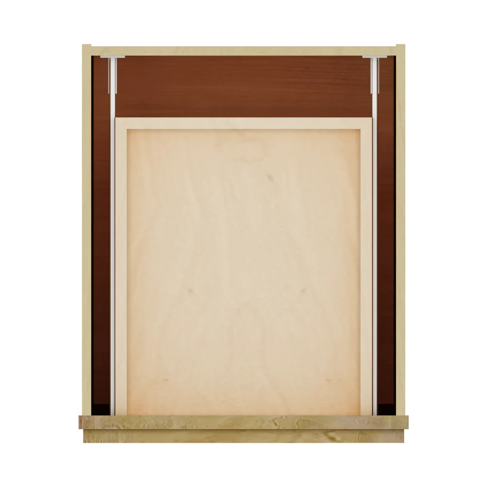 Modernform Cabinet Natural Shaker 18" W X 34 1/2" H X 21" D Base 1 Door/1 Drawer
