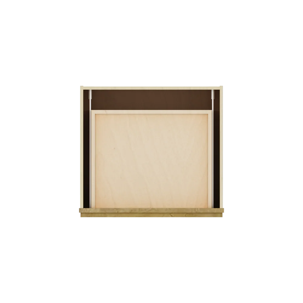 Modernform Cabinet Natural Shaker 24" W X 34 1/2" H X 21" D Vanity Base with 3 Drawers