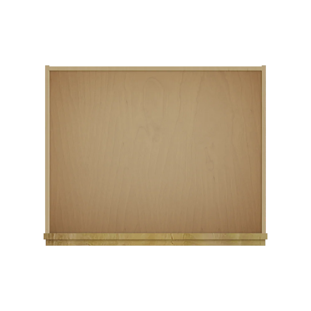 Modernform Cabinet Natural Shaker 27" W X 34 1/2" H X 21" D Sink Base 2 Doors/1 False Front