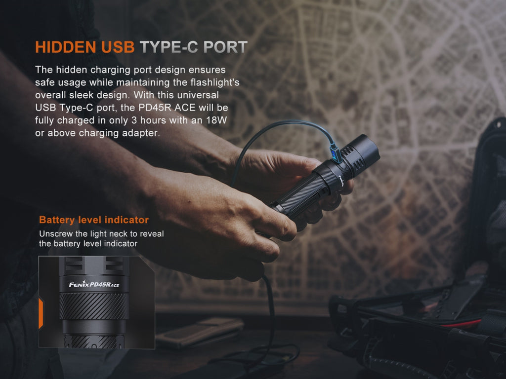 Fenix PD45R ACE Flashlight