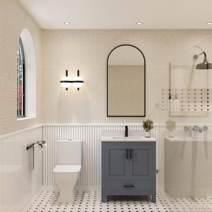 Ayna Decors Rooh 30 in. Bathroom Vanity with Sink