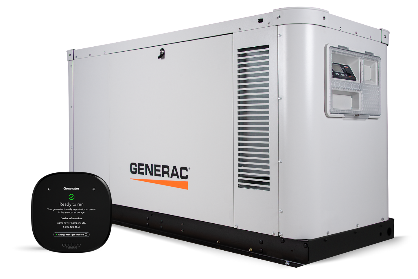 Standby Generator, 48 kW | With ecobee by Generac Smart Thermostat | 120/240 V 1-Phase