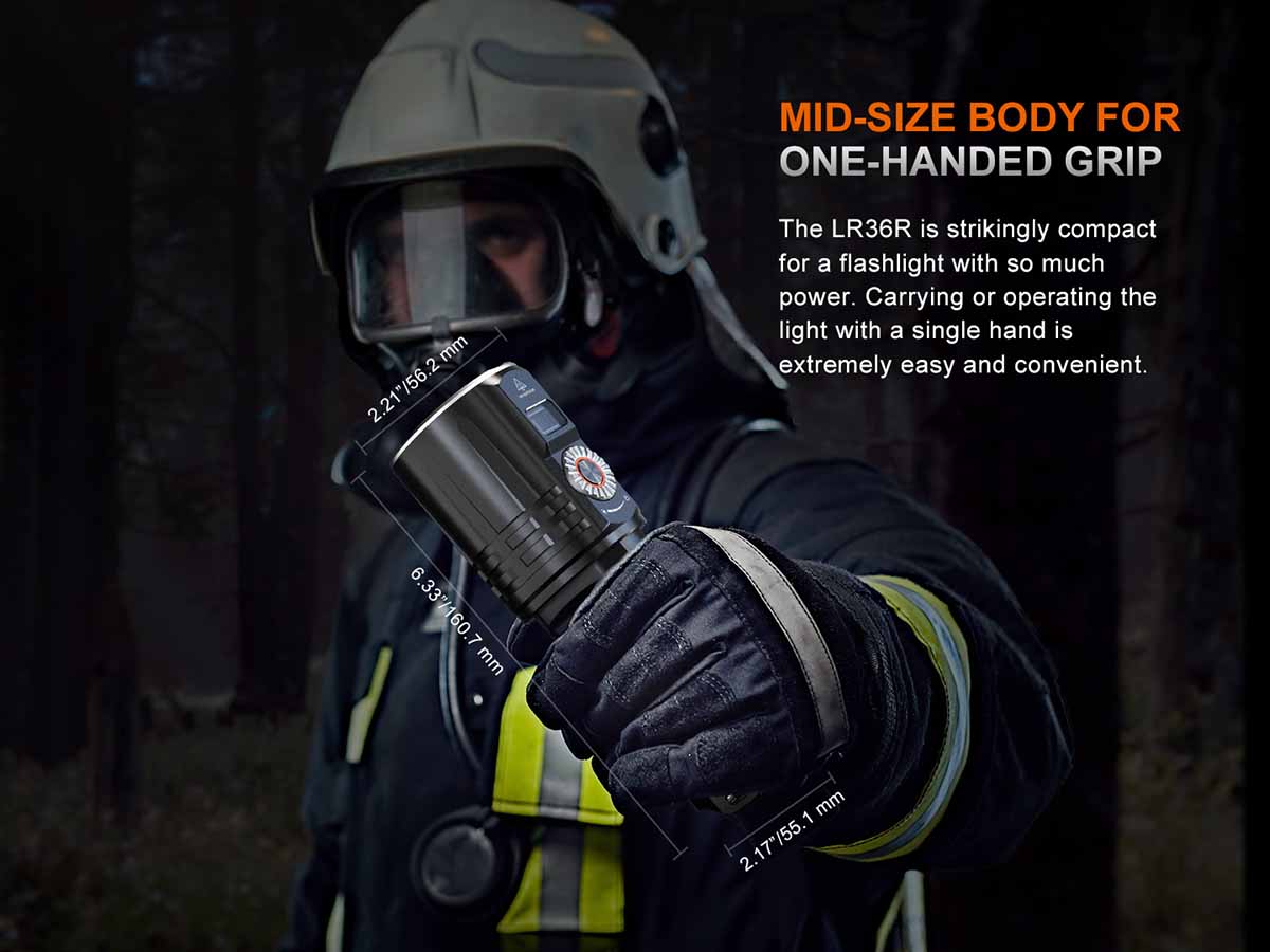 Fenix LR36R White Laser Flashlight