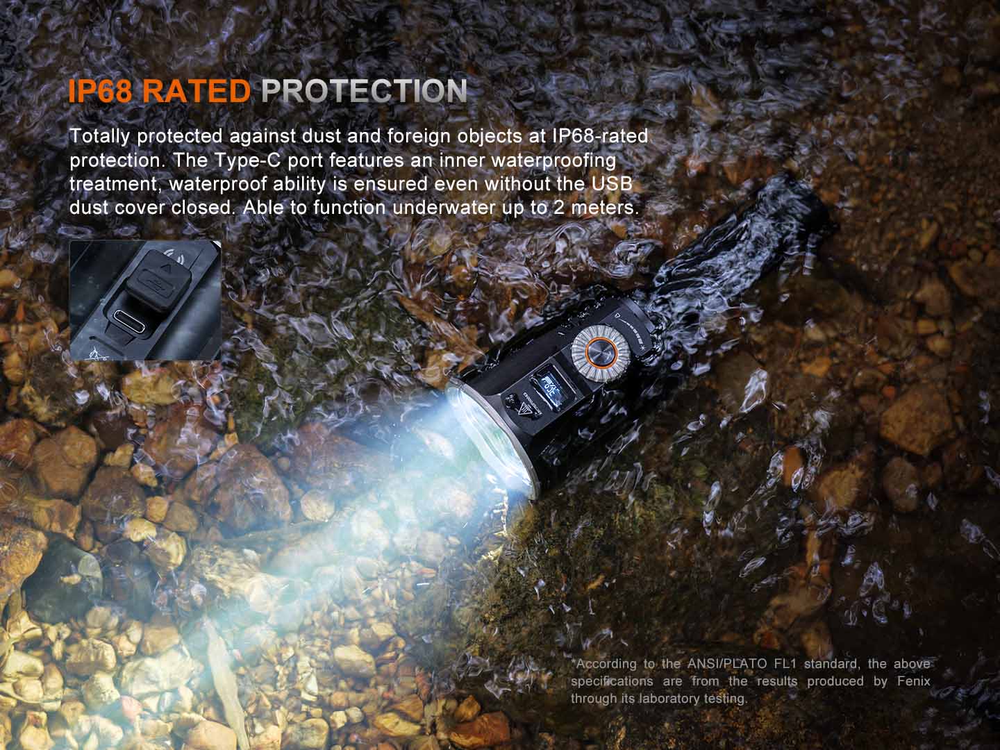 Fenix LR36R White Laser Flashlight