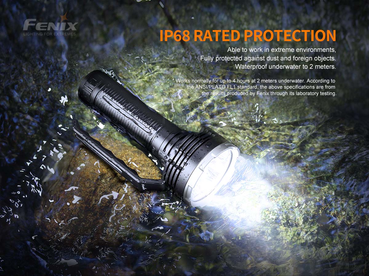 Fenix LR80R Flashlight – 18000 Lumens Spotlight
