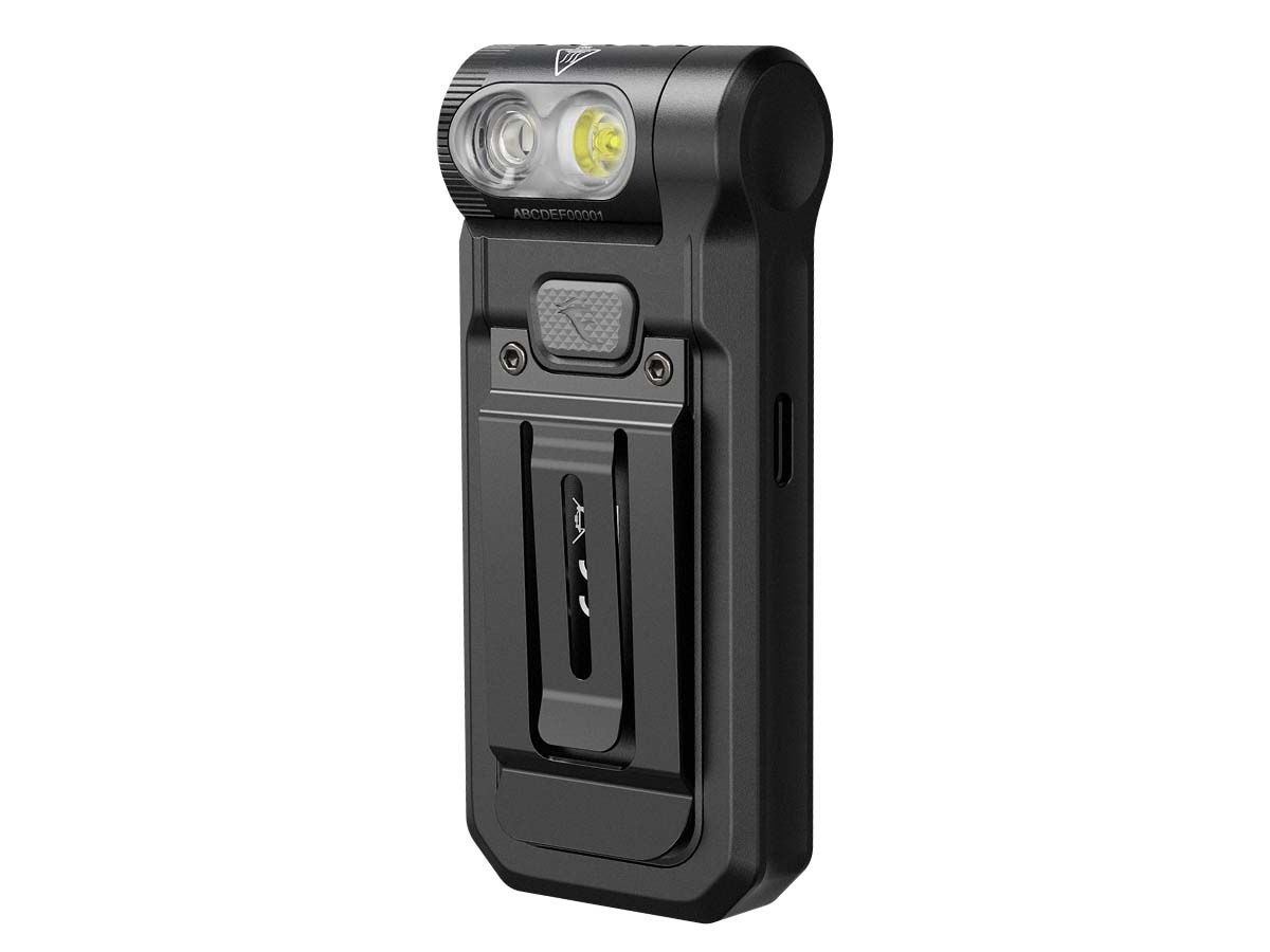 Fenix SW05R-UV Clip On Flashlight with UV Light