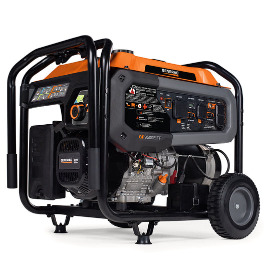 Generac GP9500E | Tri Fuel Portable Generator, 50ST