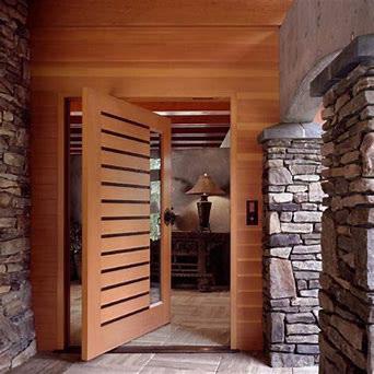 Pivot Door – PY-097 – Contemporary Pivot Wood Design