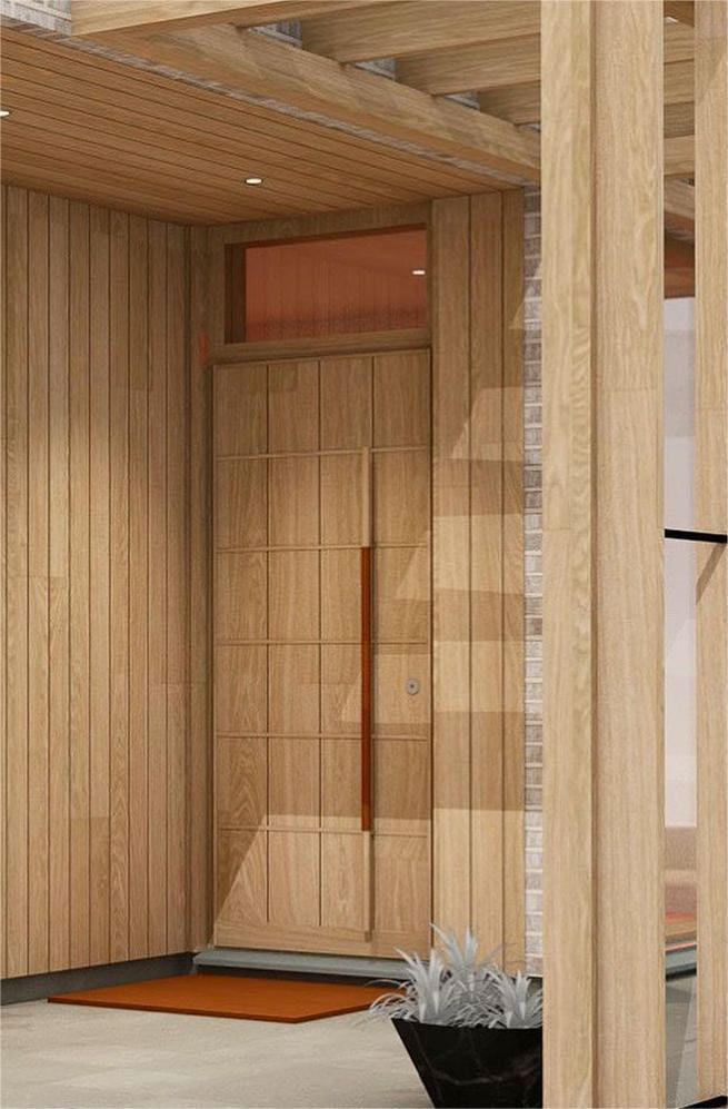 Pivot Door – PY-072 – Contemporary Pivot Wood Design