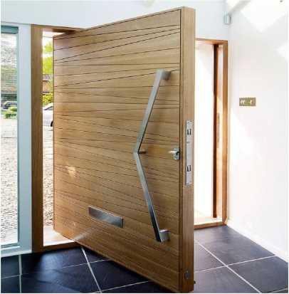 Pivot Door – PY-058 – Contemporary Pivot Wood Design