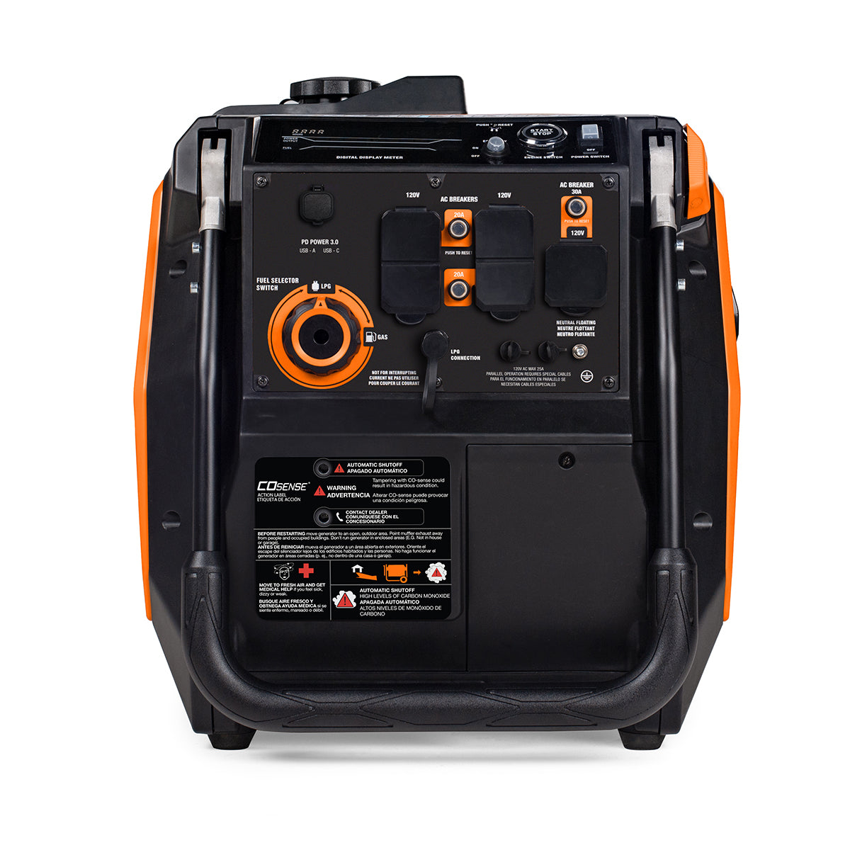 Generac iQ3800 | Dual Fuel Portable Inverter Generator, 50ST