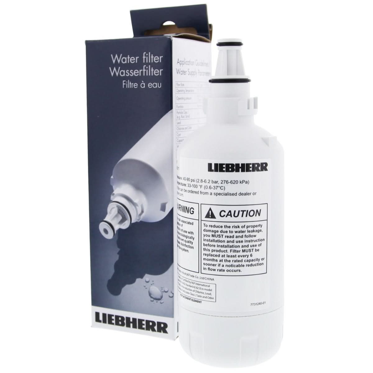 Liebherr 7440000 / 7440002 / 7440011 Refrigerator Water Filter