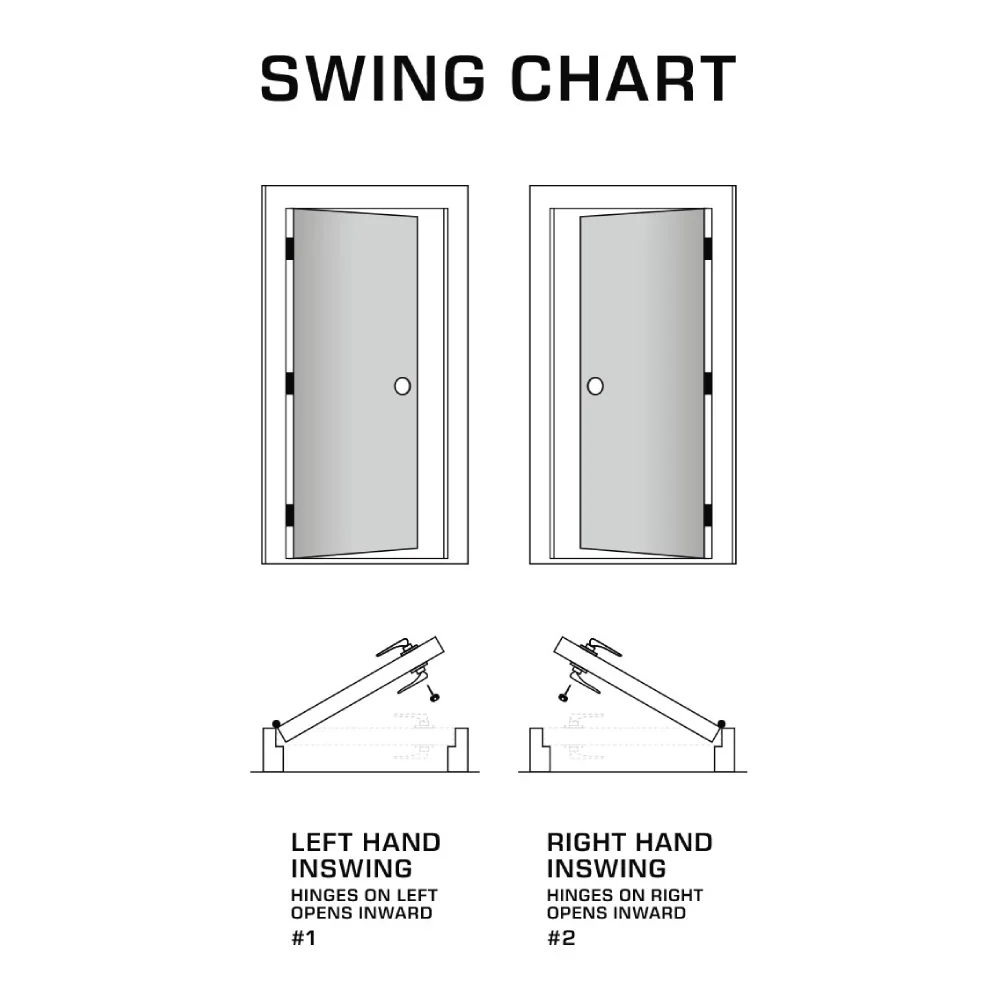 2/8x6/8 Clearview 1 Lite Exterior Fiberglass Patio Door