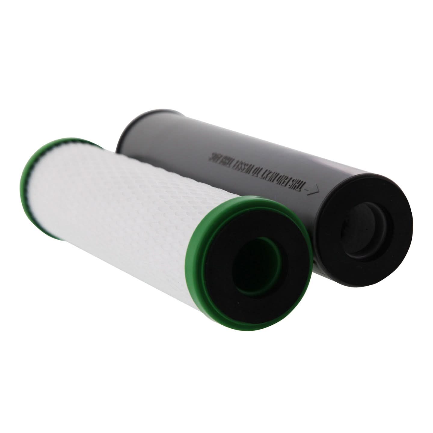 10 X 2.5 Carbon Block and Sediment Replacement Filter Set by Tier1 (0.5 micron)