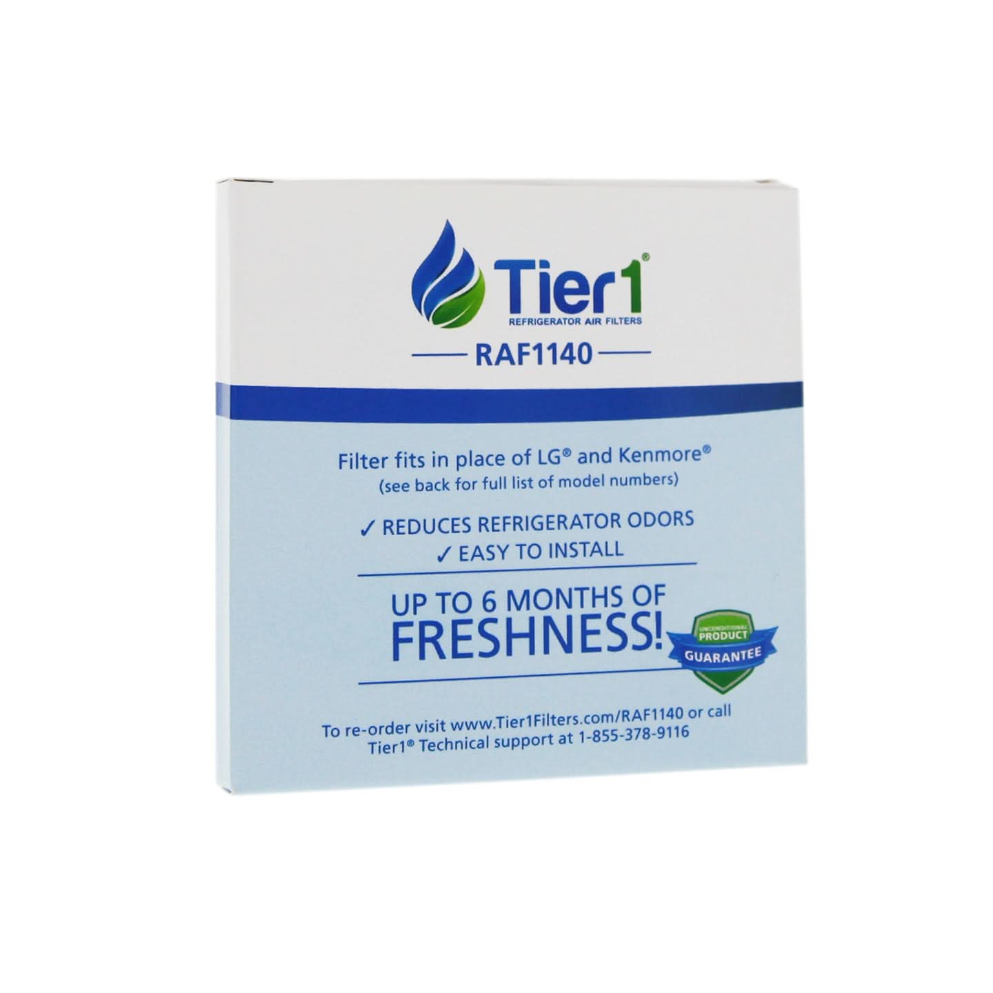 LG LT700P Comparable Refrigerator Water Filter and LG LT120F Fresh Air Filter by Tier1