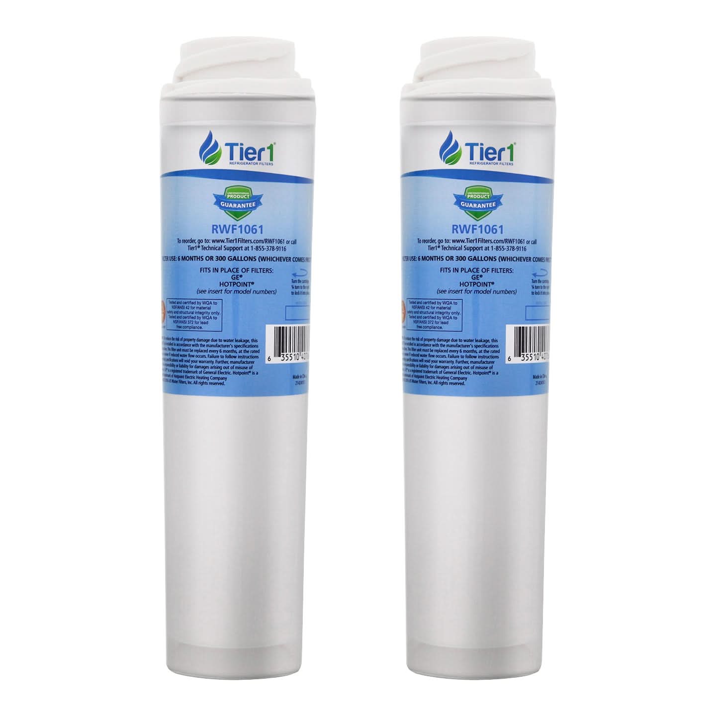 Tier1 GE GSWF SmartWater Refrigerator Water Filter Replacement Comparable