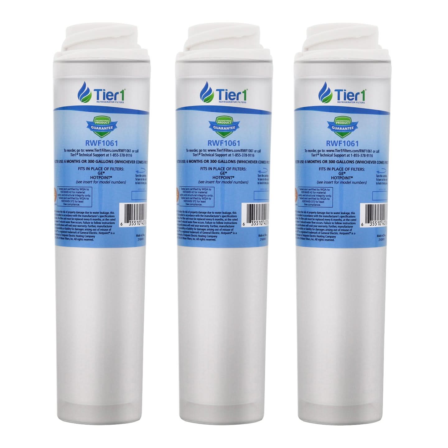 Tier1 GE GSWF SmartWater Refrigerator Water Filter Replacement Comparable
