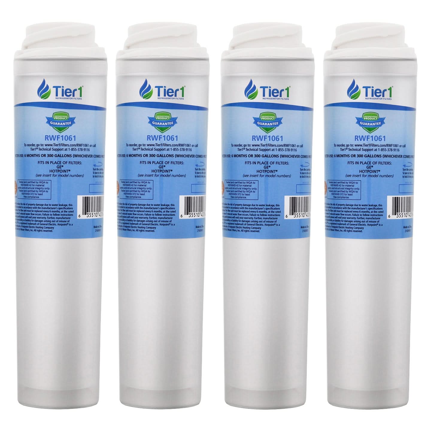 Tier1 GE GSWF SmartWater Refrigerator Water Filter Replacement Comparable