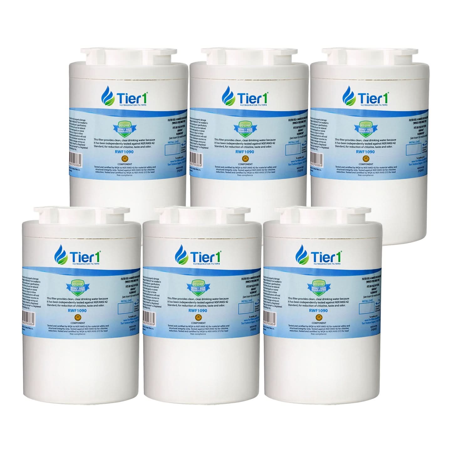 Tier1 Amana 12527304 Refrigerator Water Filter Replacement Comparable