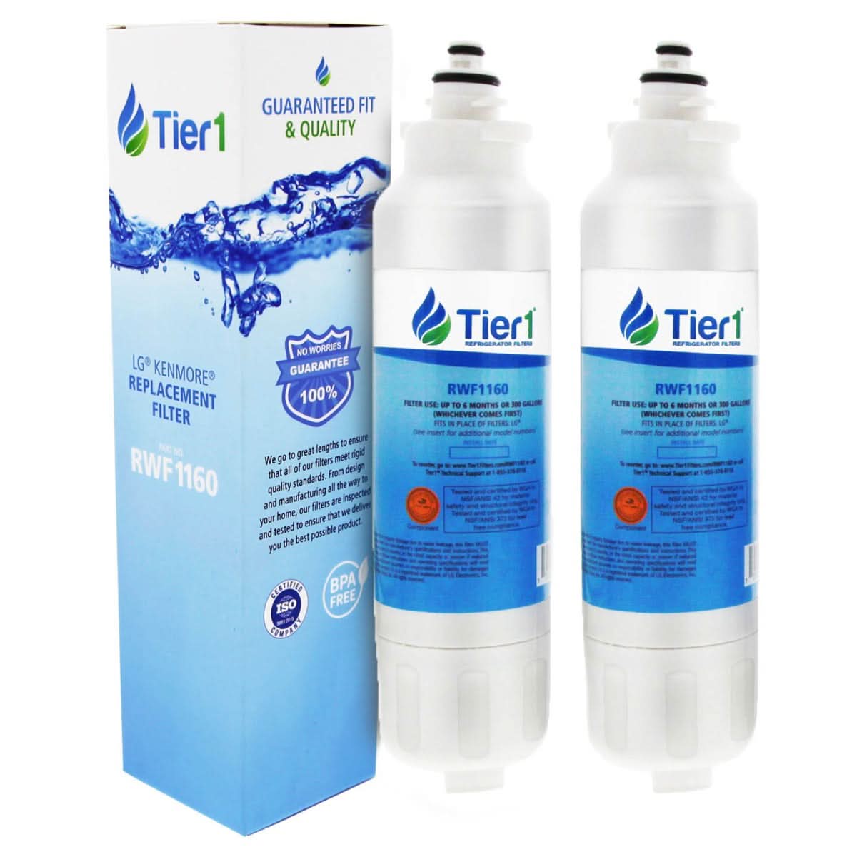 Tier1 LG LT800P Refrigerator Water Filter Replacement Comparable