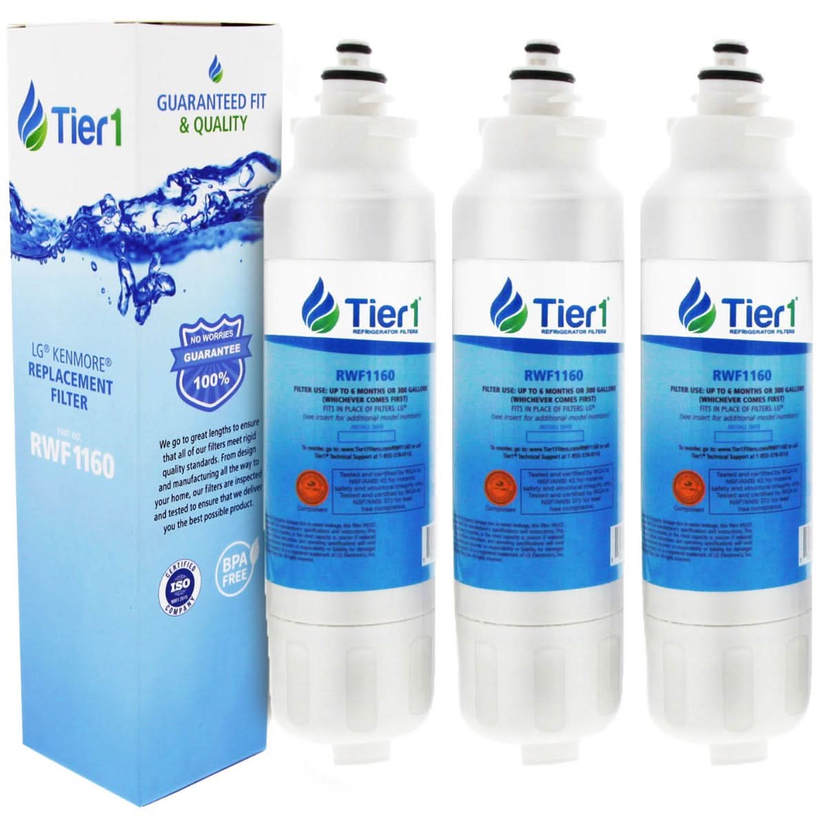 Tier1 LG LT800P Refrigerator Water Filter Replacement Comparable