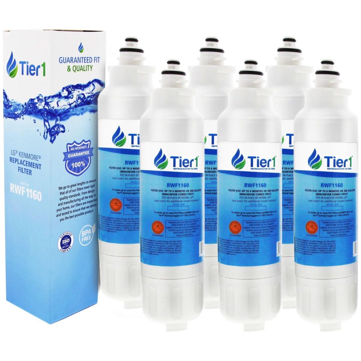 Tier1 LG LT800P Refrigerator Water Filter Replacement Comparable