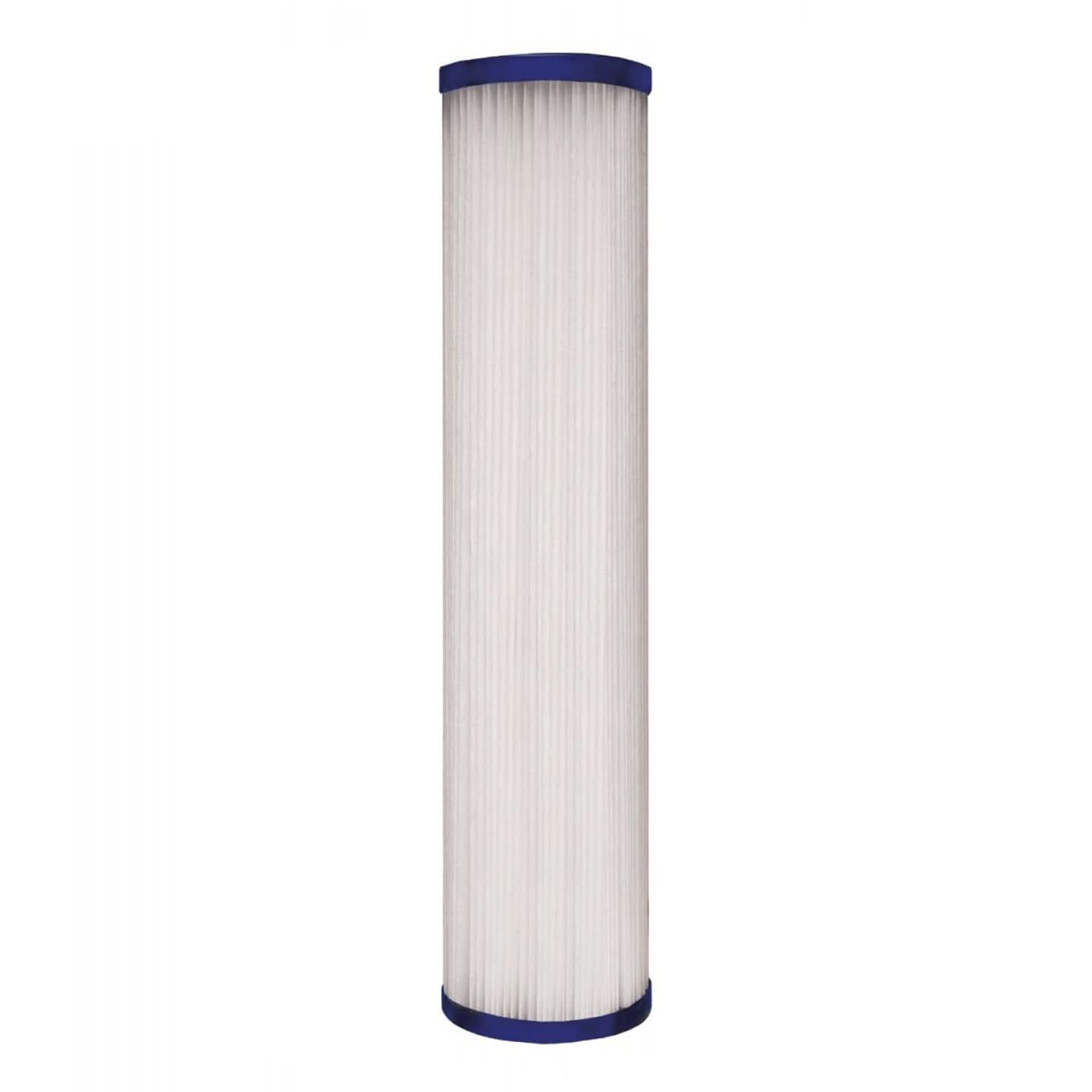 Tier1 10 inch x 2.5 inch Pleated Sediment Water Filter (5 Micron)