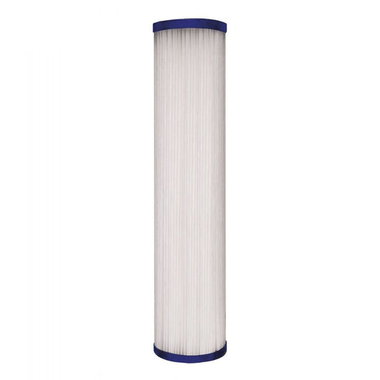 Tier1 10 inch x 2.5 inch Pleated Sediment Water Filter (5 Micron)