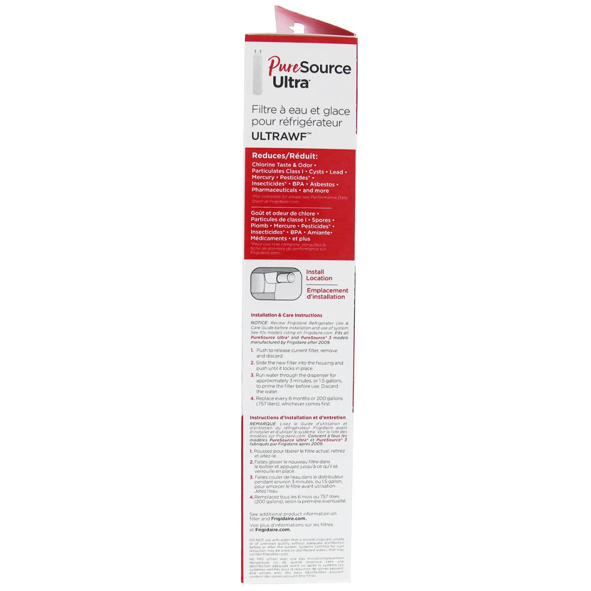 Frigidaire ULTRAWF PureSource Refrigerator Water Filter and PAULTRA Air Filter Combo