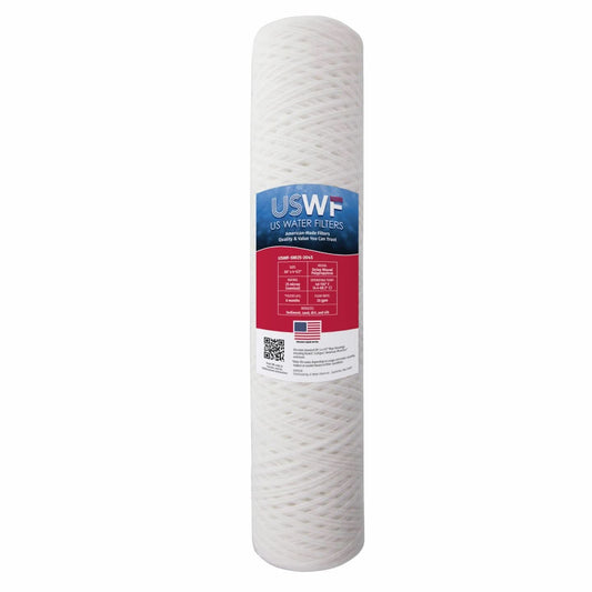 USWF String Wound Sediment Filter, 25 Micron 20"x4.5"
